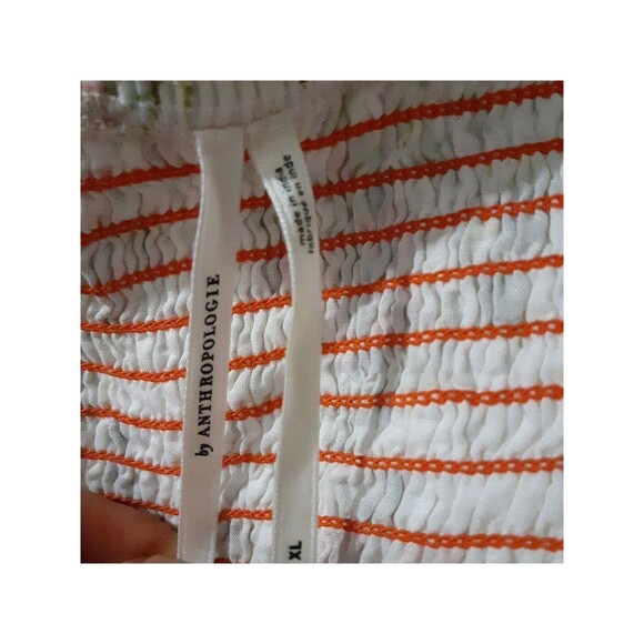 NWT By Anthropologie Sleeveless Smocked Waist Ruffled Midi Dress Size XL - Picture 13 of 15